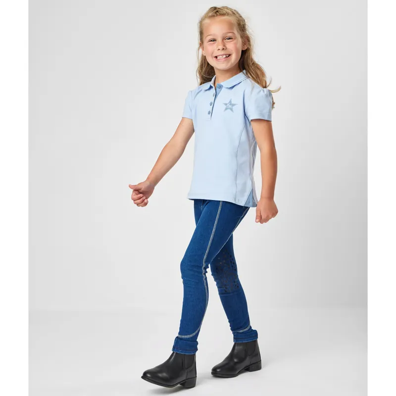 Mini LeMieux Polo Shirt - Mist-4